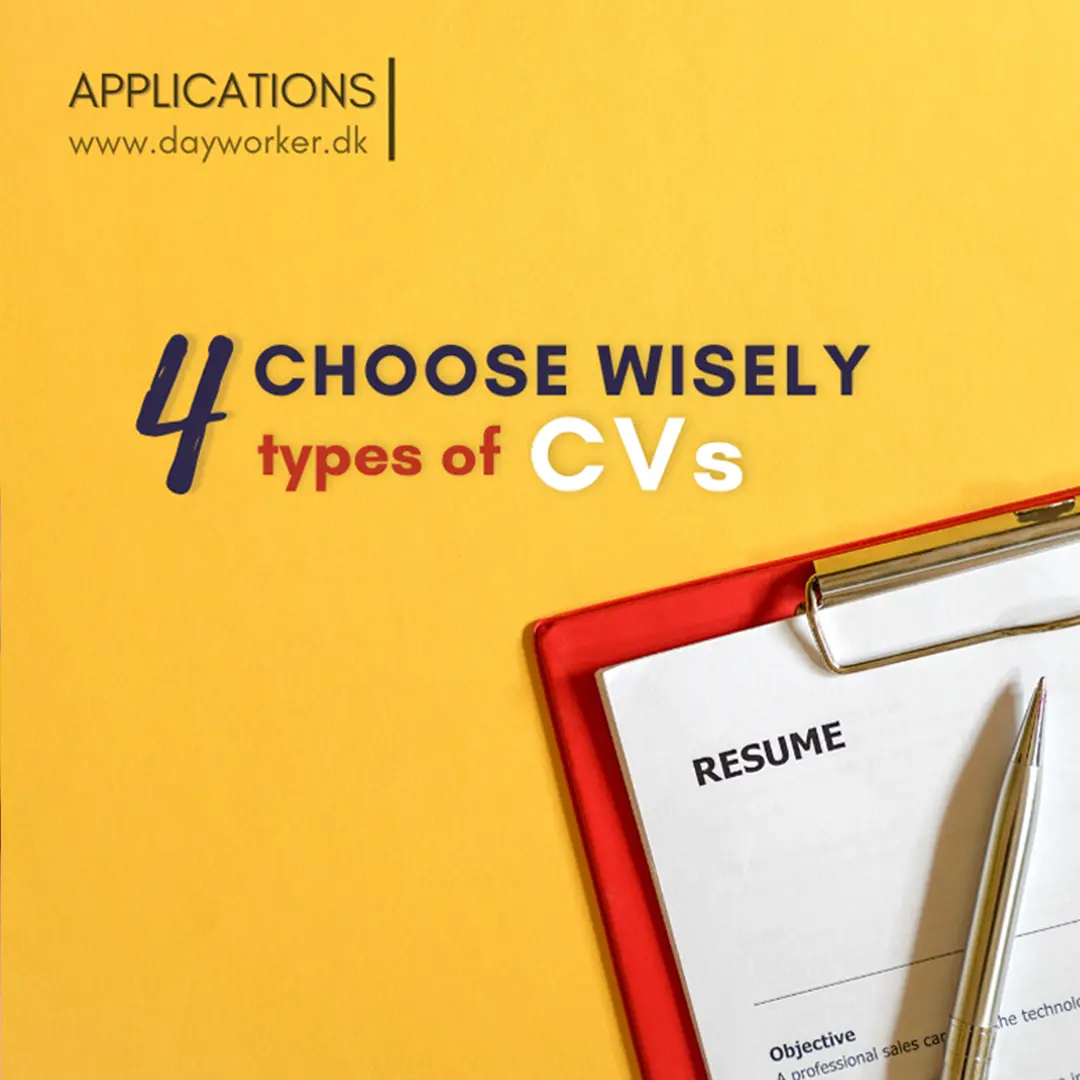 4 typer af CV’er | Find det bedste for dig