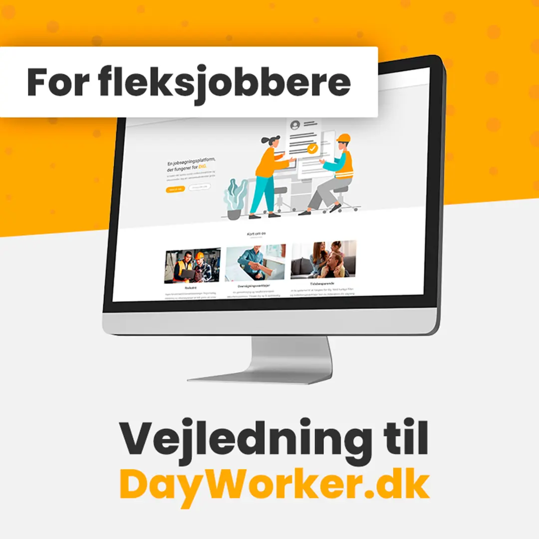 Vejledning til DayWorker.dk for fleksjobbere